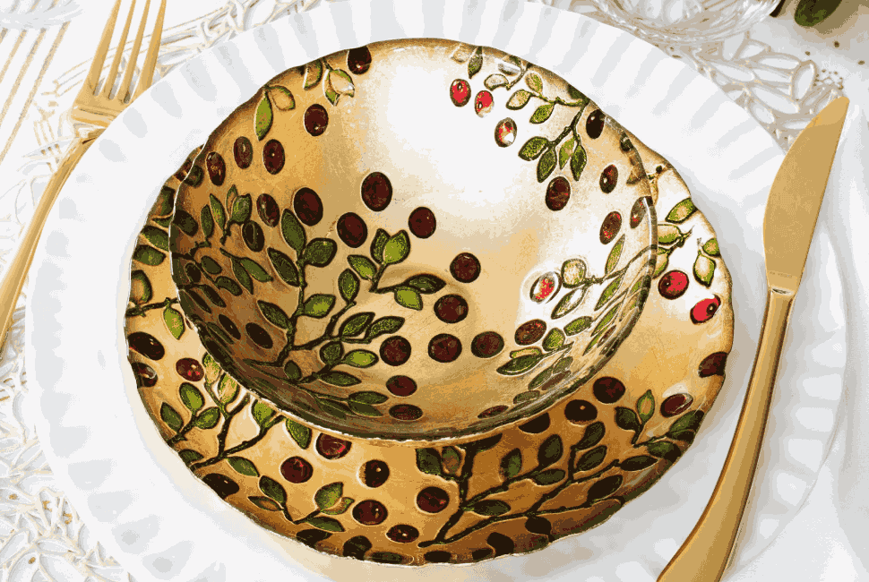 luxurious dinnerwares